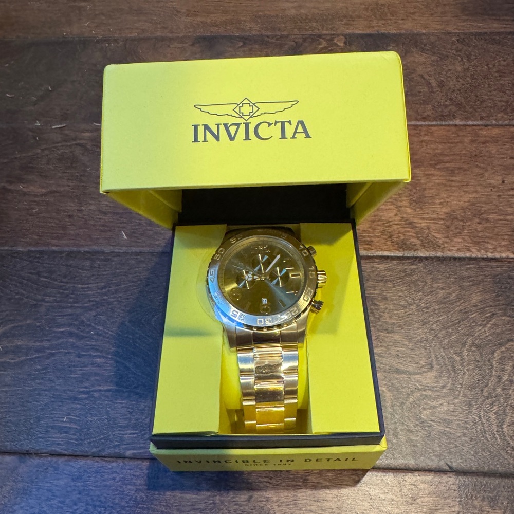 Invicta Gold Watch